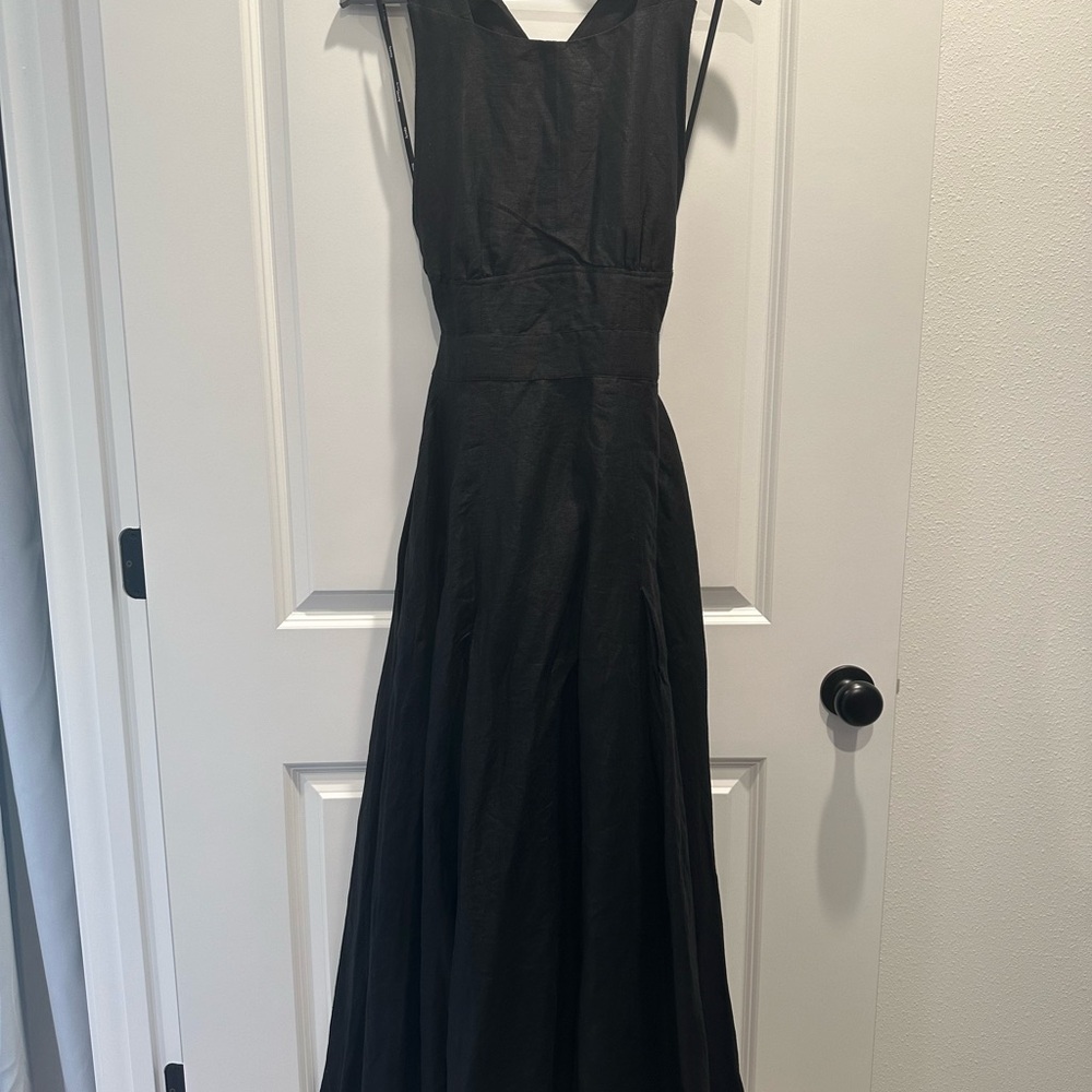 Anthropologie Black Maxi Dress